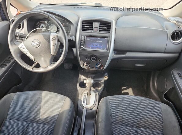 3N1CE2CP0KL363152 2019 NISSAN VERSA Blue Առջևի վահանակի տեսք