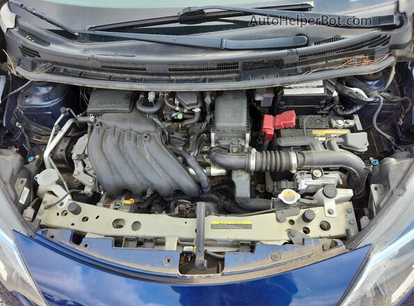 3N1CE2CP0KL363152 2019 NISSAN VERSA Blue Սալոնի հետևի տեսք