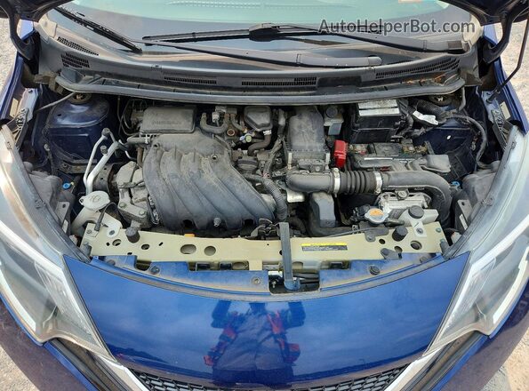 3N1CE2CP1KL354167 2019 NISSAN VERSA Blue Սալոնի հետևի տեսք