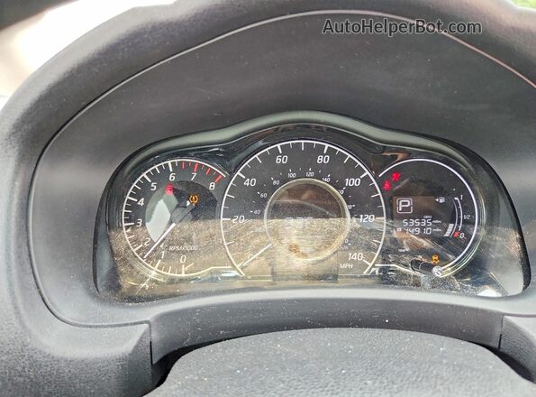 3N1CE2CP1KL354167 2019 NISSAN VERSA Blue Սարքավորումների վահանակի տեսք