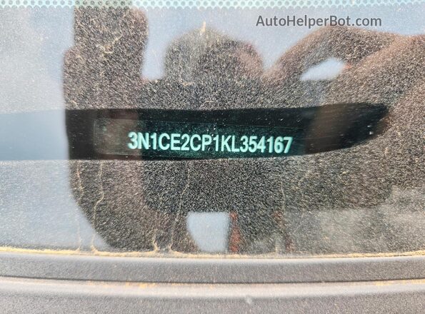 3N1CE2CP1KL354167 2019 NISSAN VERSA Blue Շարժիչի բաժամունքի տեսք