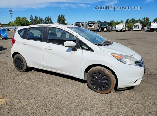 3N1CE2CP2GL356615 2016 NISSAN VERSA Белый Передняя правая четверть