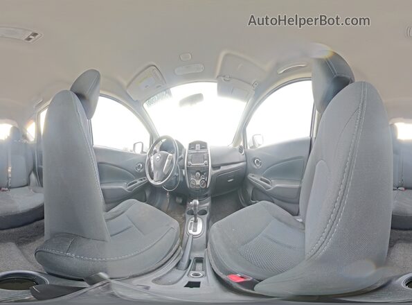 3N1CE2CP2GL383300 2016 NISSAN VERSA White Widok wnętrza 360 stopni
