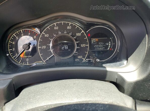 3N1CE2CP2GL390019 2016 NISSAN VERSA Blue Вид щитка приладів
