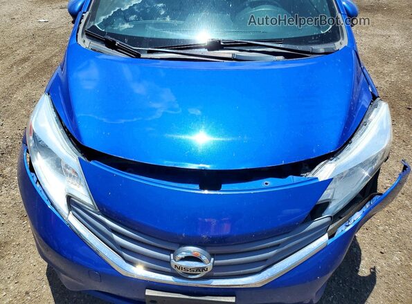 3N1CE2CP2GL390019 2016 NISSAN VERSA Blue Вид задньої частини салону