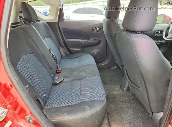 3N1CE2CP3GL390899 2016 NISSAN VERSA Red Rear seats view