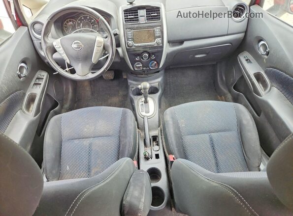 3N1CE2CP3GL390899 2016 NISSAN VERSA Red Dashboard view