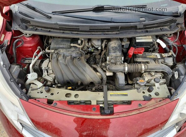 3N1CE2CP3GL390899 2016 NISSAN VERSA Red Rear interior view