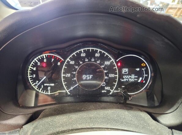 3N1CE2CP3HL369651 2017 NISSAN VERSA Black Widok zestawu wskaźników