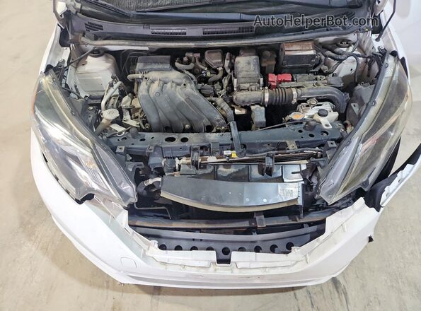 3N1CE2CP3KL365378 2019 NISSAN VERSA Белый Вид подкапотного пространства