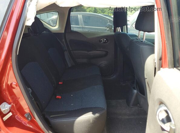 3N1CE2CP4GL356406 2016 NISSAN VERSA Red Widok tylnych siedzeń