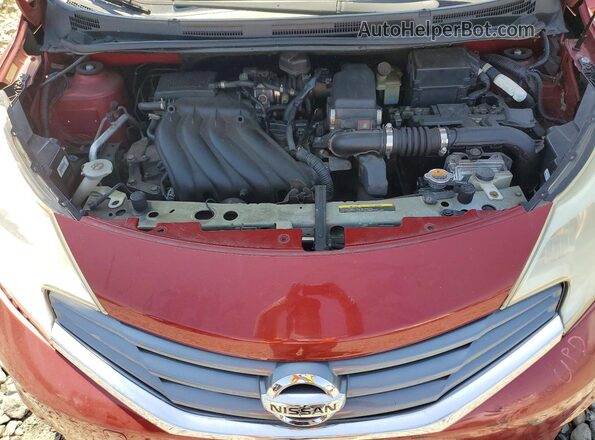 3N1CE2CP4GL356406 2016 NISSAN VERSA Red Widok wnętrza z tyłu