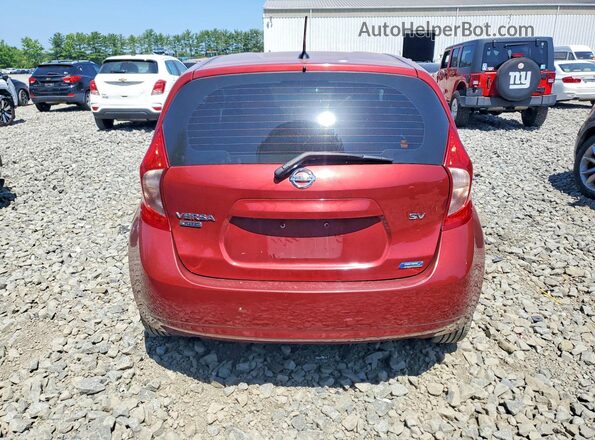 3N1CE2CP4GL356406 2016 NISSAN VERSA Red Widok z tyłu