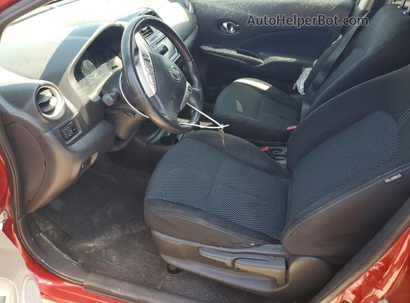3N1CE2CP4GL356406 2016 NISSAN VERSA Red Widok wnętrza z przodu