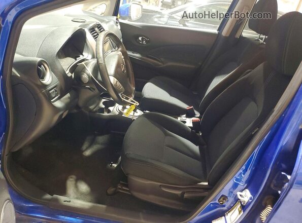 3N1CE2CP4GL406463 2016 NISSAN VERSA Blue Front interior view