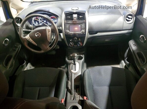 3N1CE2CP4GL406463 2016 NISSAN VERSA Blue Dashboard view