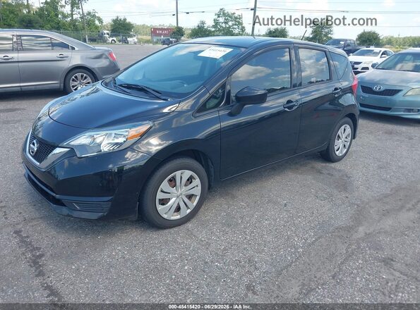 3N1CE2CP4HL368430 2017 NISSAN VERSA NOTE Black Առջևի ձախ երեք քառորդ տեսարան