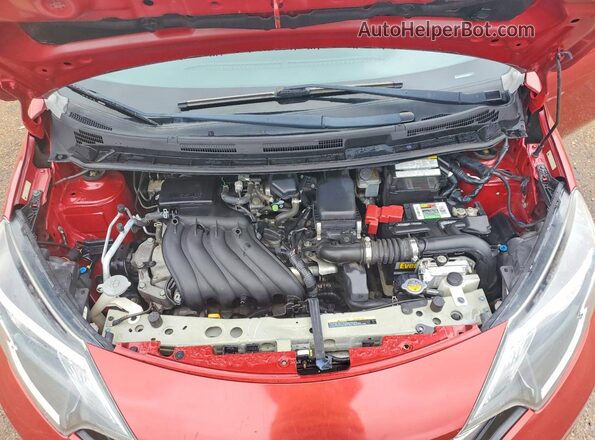 3N1CE2CP4JL356557 2018 NISSAN VERSA Maroon Вид задньої частини салону