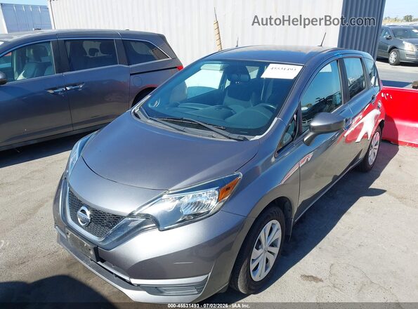 3N1CE2CP4JL356655 2018 NISSAN VERSA NOTE Gray Դիմացի տեսք