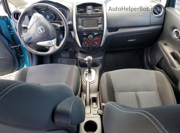 3N1CE2CP5GL350811 2016 NISSAN VERSA Turquoise Առջևի վահանակի տեսք