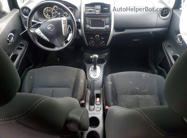 3N1CE2CP5GL396607 2016 NISSAN VERSA Black Առջևի վահանակի տեսք