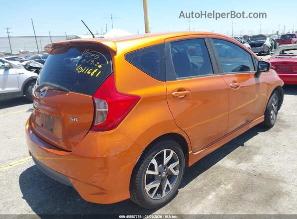 3N1CE2CP5HL378609 2017 NISSAN VERSA NOTE Orange Задня права чверть