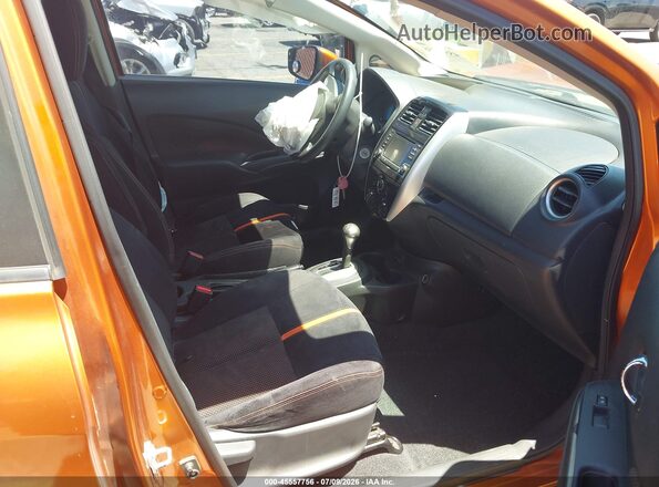 3N1CE2CP5HL378609 2017 NISSAN VERSA NOTE Orange Вид салону спереду