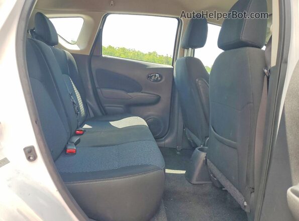 3N1CE2CP5HL378657 2017 NISSAN VERSA White Rear seats view