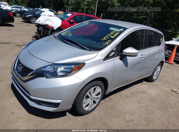 3N1CE2CP5JL363288 2018 NISSAN VERSA NOTE Silver Առջևի ձախ երեք քառորդ տեսարան