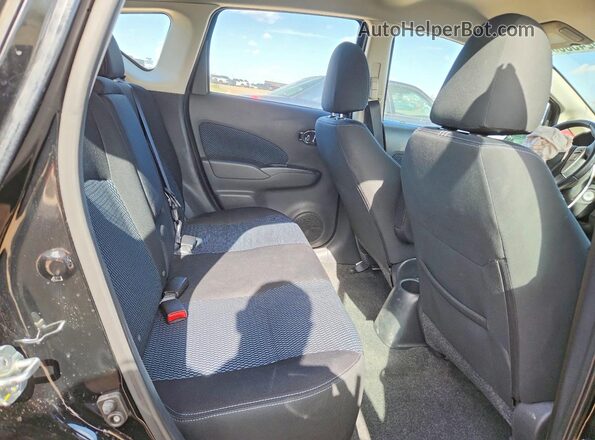 3N1CE2CP5JL365400 2018 NISSAN VERSA Black Вид задніх сидінь