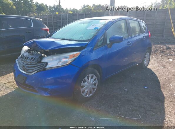 3N1CE2CP6GL352177 2016 NISSAN VERSA NOTE Синий Передняя левая четверть