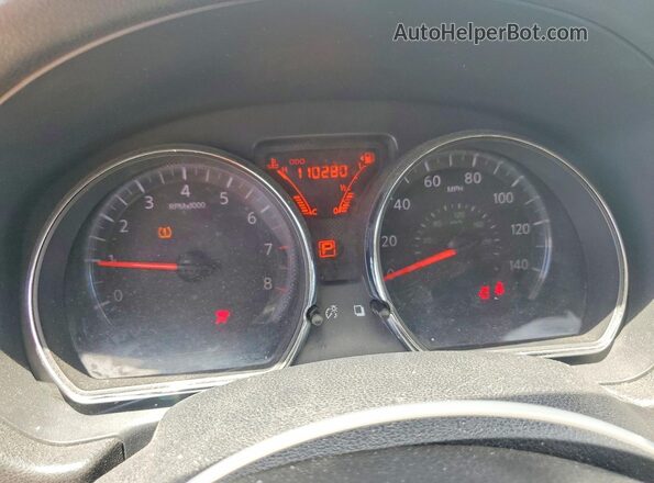 3N1CE2CP6HL377954 2017 NISSAN VERSA White Instrument cluster view