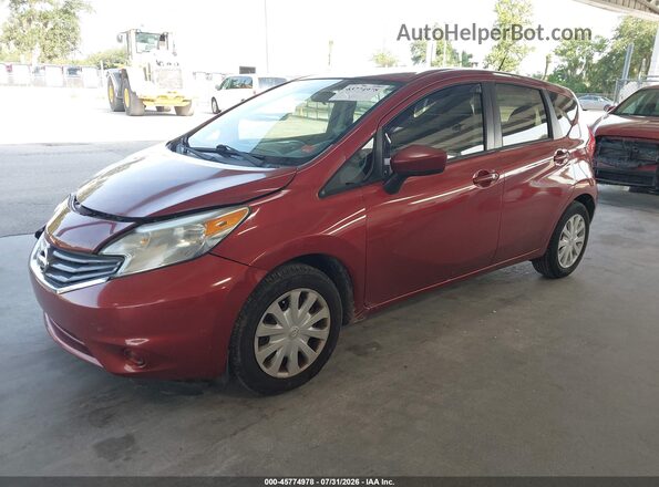 3N1CE2CP7GL386340 2016 NISSAN VERSA NOTE Red Przód lewy