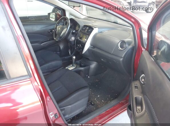 3N1CE2CP7GL386340 2016 NISSAN VERSA NOTE Red Widok wnętrza z przodu