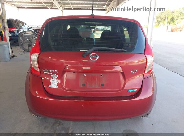 3N1CE2CP7GL386340 2016 NISSAN VERSA NOTE Red 