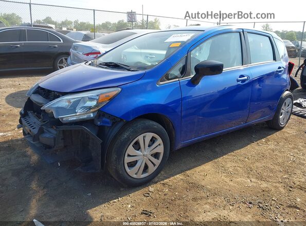 3N1CE2CP7HL353761 2017 NISSAN VERSA NOTE Blue წინა მარცხენა ხედი სამი მეოთხედიდან