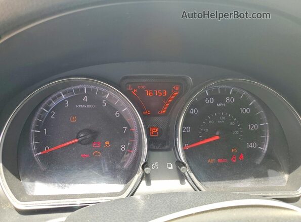 3N1CE2CP7HL369670 2017 NISSAN VERSA White Instrument cluster view