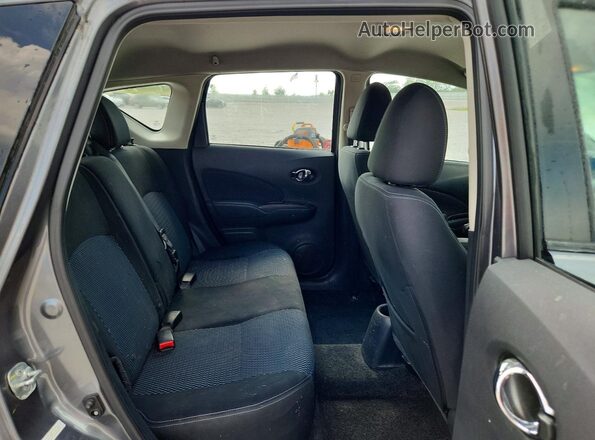 3N1CE2CP7JL361042 2018 NISSAN VERSA Gray Rear seats view