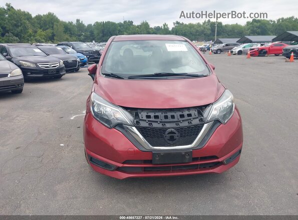 3N1CE2CP7KL366677 2019 NISSAN VERSA NOTE Red Dashboard view