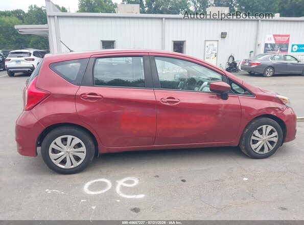 3N1CE2CP7KL366677 2019 NISSAN VERSA NOTE Red Instrument cluster view