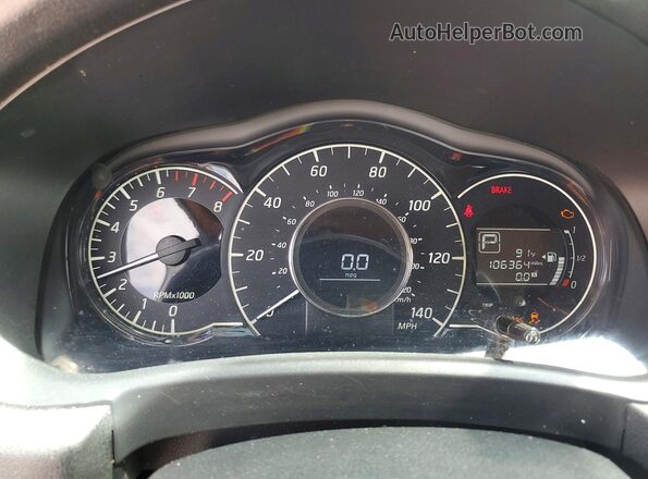 3N1CE2CP8GL385956 2016 NISSAN VERSA White Вид щитка приладів