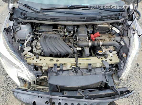 3N1CE2CP8GL404375 2016 NISSAN VERSA Silver Սալոնի հետևի տեսք