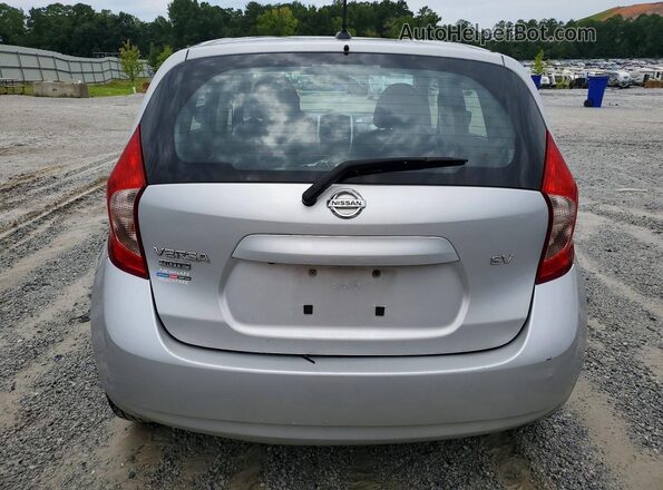 3N1CE2CP8GL404375 2016 NISSAN VERSA Silver Հետևի տեսք