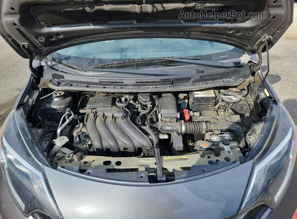 3N1CE2CP8HL365336 2017 NISSAN VERSA Серый Вид задней части салона