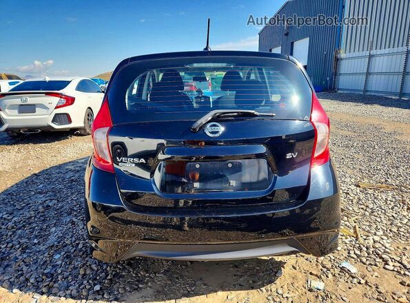 3N1CE2CP8JL358067 2018 NISSAN VERSA Black Հետևի տեսք