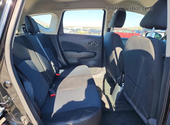 3N1CE2CP8JL358067 2018 NISSAN VERSA Black Հետևի նստատեղերի տեսք