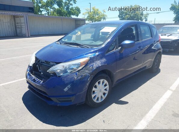 3N1CE2CP8KL363593 2019 NISSAN VERSA NOTE Blue Передня ліва чверть