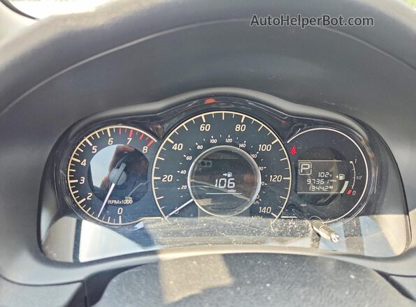 3N1CE2CP9GL377350 2016 NISSAN VERSA Серый Вид щитка приборов