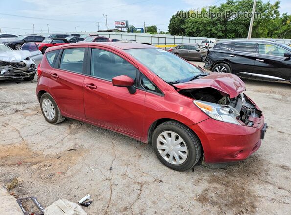 3N1CE2CP9GL390065 2016 NISSAN VERSA Maroon Delantero derecho