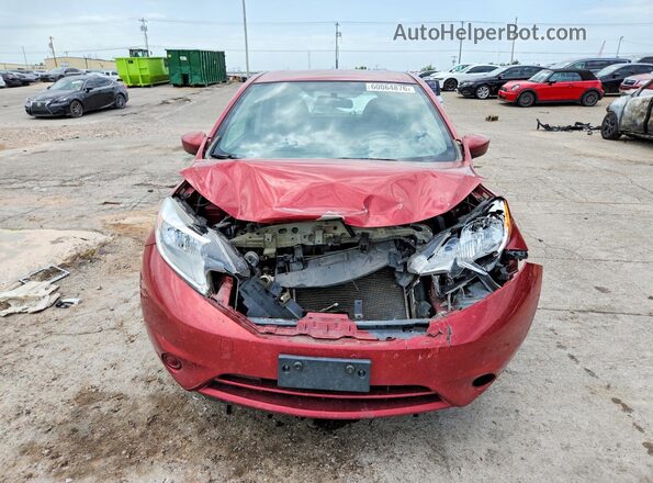 3N1CE2CP9GL390065 2016 NISSAN VERSA Maroon Vista frontal